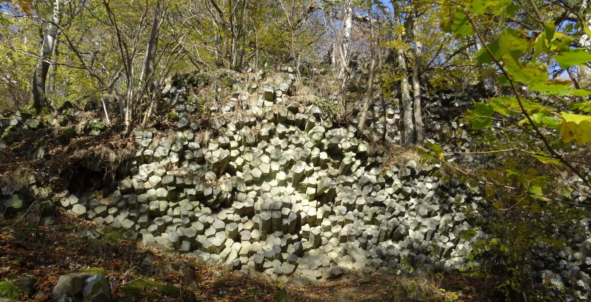 Basaltformation in der Rhön